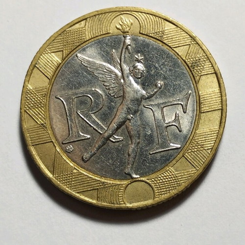 10 Francs 1988 bimetallic coin like new