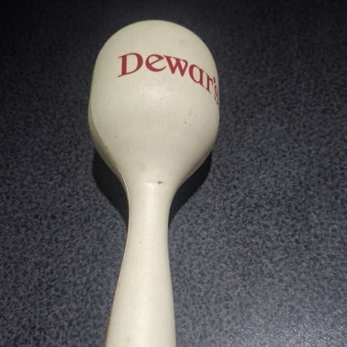 Dewar's vintage promotional maraca, bar memorabilia