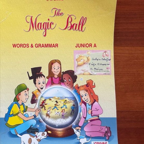 The Magic Ball used, with notes
