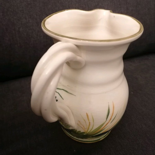 Italian pitcher used with hand-painted design 18x16cm