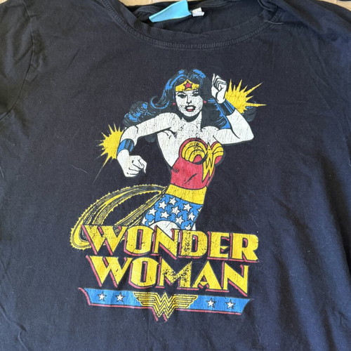 Wonder Woman T-shirt, black, size S