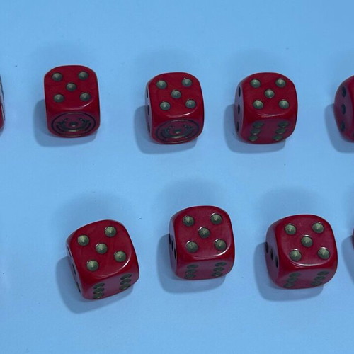 Combat Hex 2004 Sabertooth Games Dice pack of 10 like new