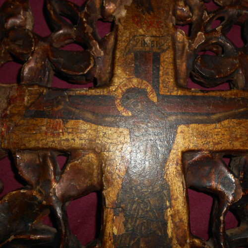 Double-sided 18th Century Blessing Cross used with certificate