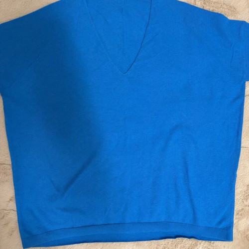 Massimo Dutti blue wool and cashmere sweater new, size M