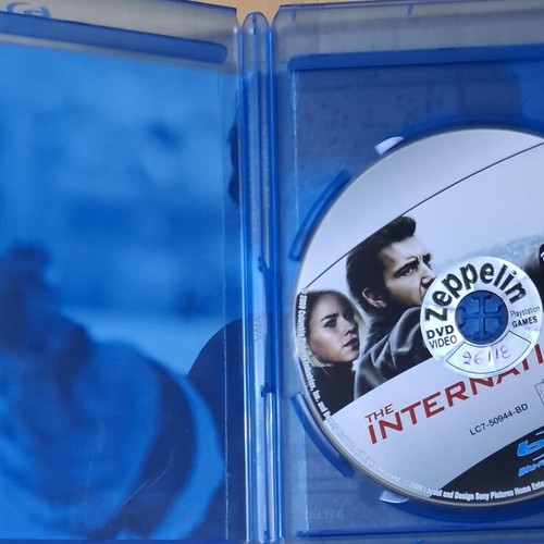 The International Blu-Ray used with Greek subtitles, action thriller