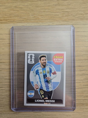 Panini FIFA World Cup 2026 Silver Extra Sticker Lionel Messi