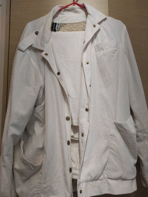 Nadia Rapti set white corduroy size medium