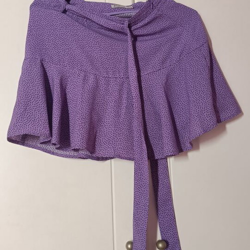 Stradivarius short skirt like new, purple, size S