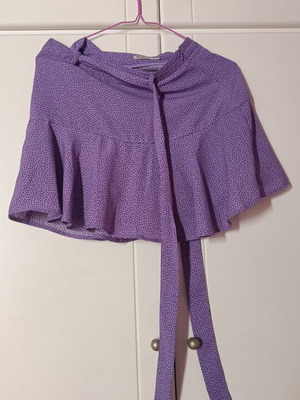 Stradivarius short skirt like new, purple, size S