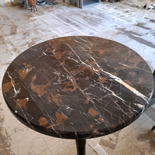 Bar stand like new, set of 3 with marble tops