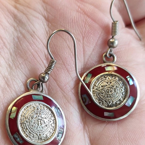 Art deco Mexican earrings