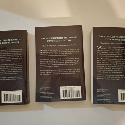Fifty Shades of Grey Trilogy in English new in box set