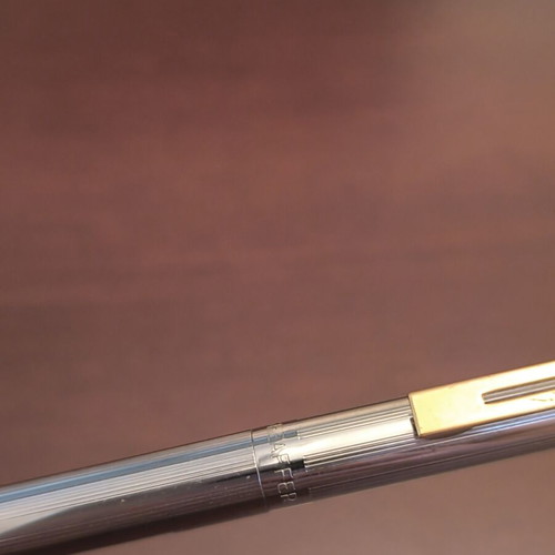 Sheaffer TARGA vintage pen like new, brushed stainless steel