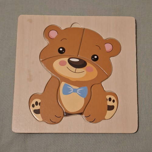 Set of 3 animal puzzles