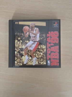 Total NBA 96 Japan Edition PlayStation 1 Game like new with manual and sticker