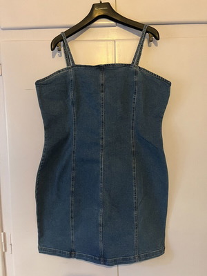 Shein denim mini dress plus size 2XL, new, blue