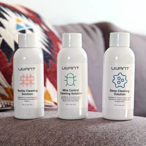 Uwant cleaning set for fabrics and sofas new, pack of 3