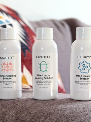 Uwant cleaning set for fabrics and sofas new, pack of 3