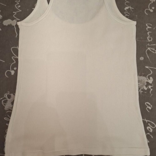 Emporio Armani women's tank top like new, white and blue, size S