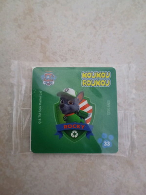 Paw Patrol Koukou Roukou sticker No 33 new