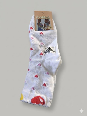 Children's socks with hearts new, size 31-35