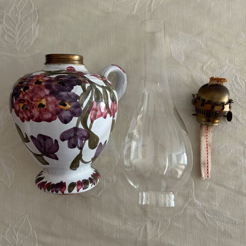 Vintage ceramic oil lamp like new
