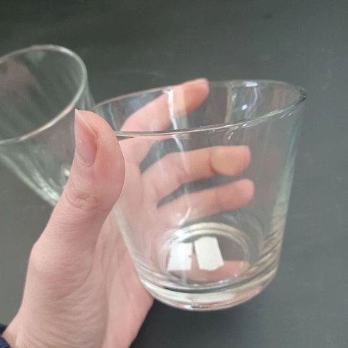 Low Glasses set of 2, like new