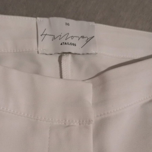 4Tailors women's pants white fitted like new, size S