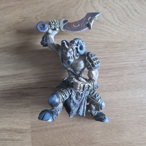 Satyr Figurine 1:18 Mythical Creature by CollectA 11.5cm like new with sword