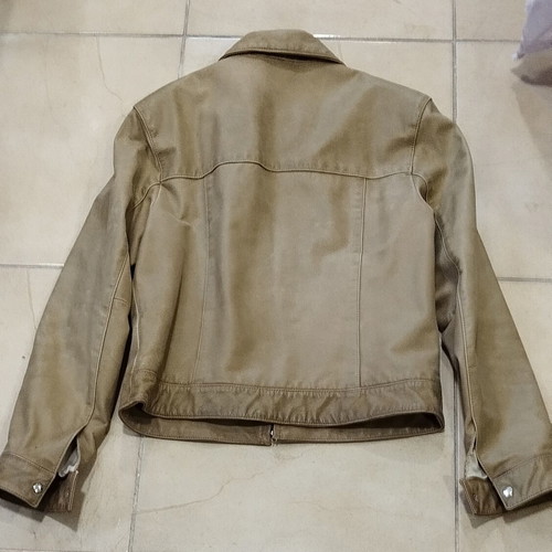 Vali jacket like new, beige synthetic leather