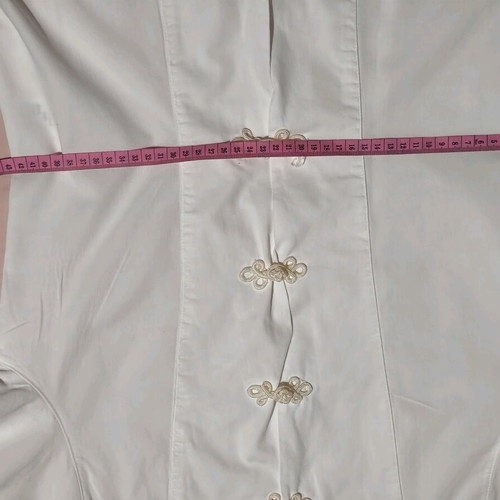 Vintage Benetton white cotton blouse size M like new