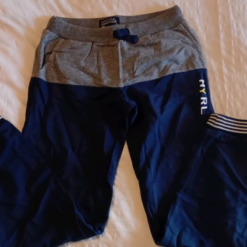 Mayoral kids' tracksuit set blue-gray 9 years like new