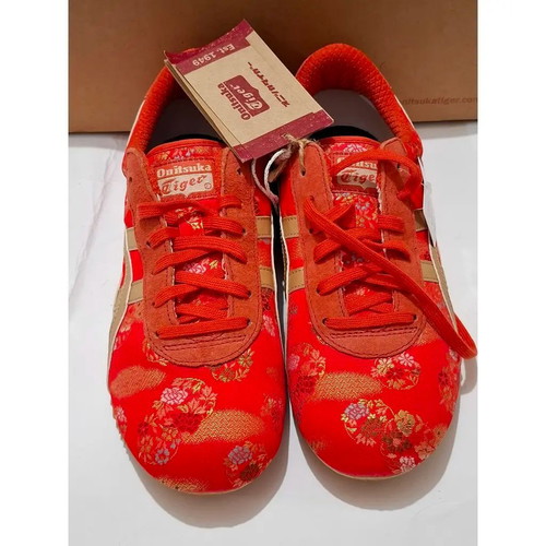Onitsuka Tiger Mexico 66 Kimono Limited Edition sneakers new, red and gold, size 40.5 EU