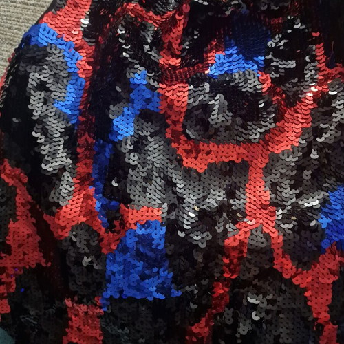 MissSixty dress new with sequin pattern in black, red, blue, silver