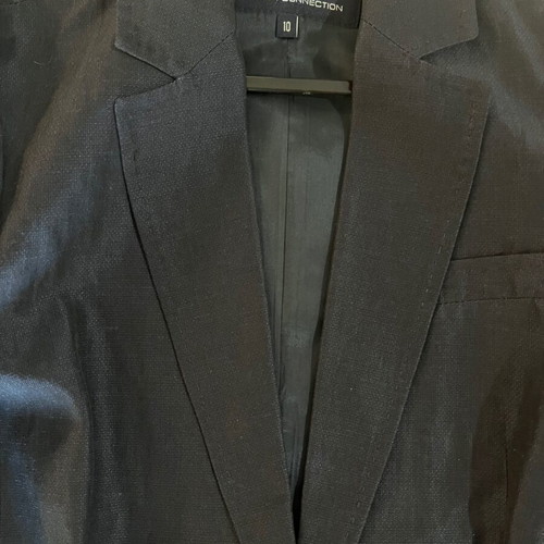 French Connection classic women's blazer, dark navy blue, UK 10