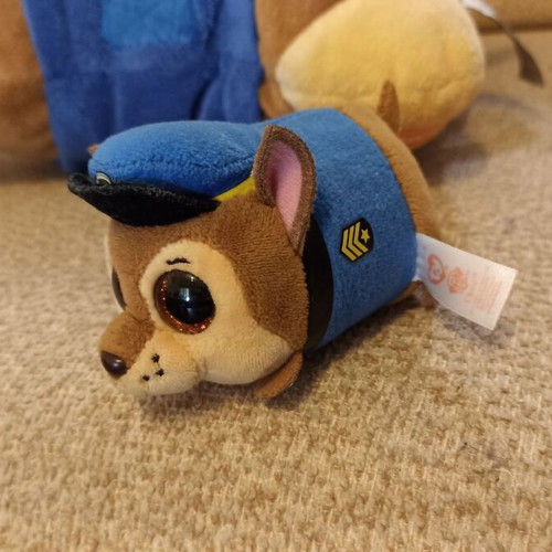 Chase Paw Patrol Pillow Pets used with Ty plush figure