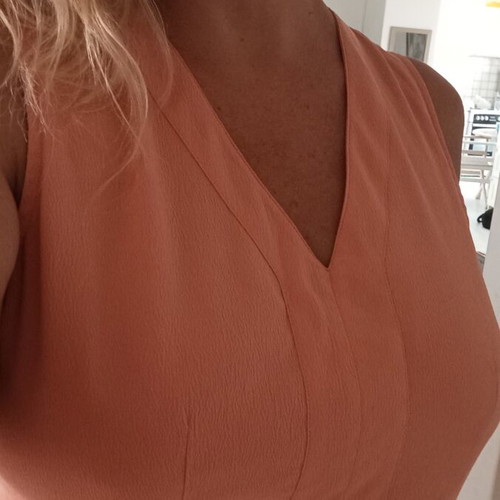 Fracomina women's dress size L, apricot color