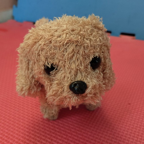 Walking barking dog toy used, requires batteries