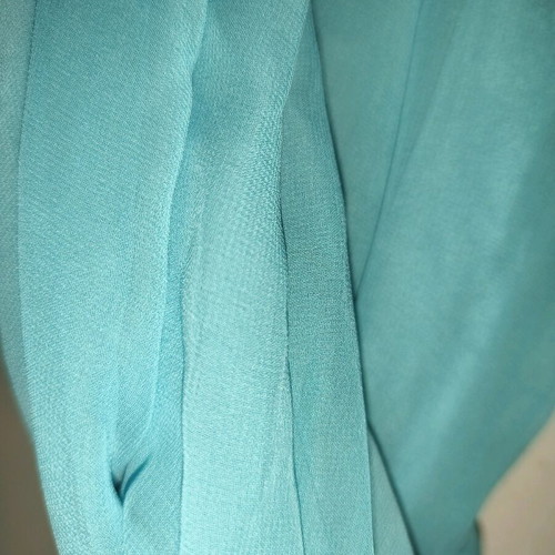Scarf used, turquoise