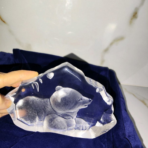 Mats Jonasson crystal used with artist signature