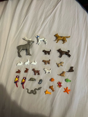 Playmobil animal figures used, animal toy set