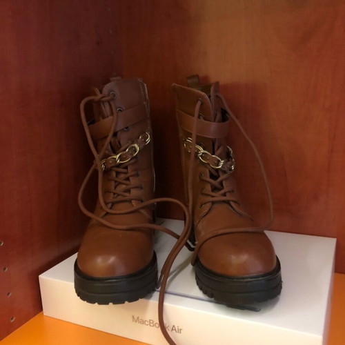 Ankle boots brown like new, size 39