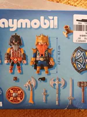 Playmobil 9344 Νάνοι καινούργιο με βασιλιά και 2 φρουρούς