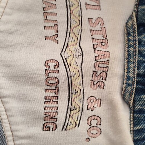 Levi's men's denim jacket, vintage 1989, blue