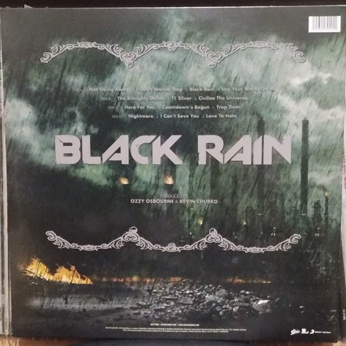 Ozzy Osbourne Black Rain 2LP 2022 like new, signed