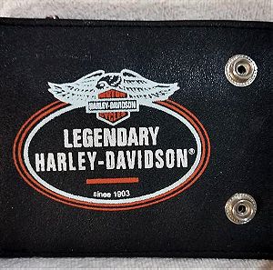 harley davidson πορτοφολη μαυρο χρωμα