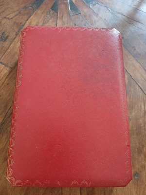 Cartier large necklace box used