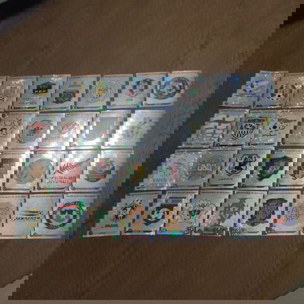 Panini World Cup 2010 όλα τα foils (ασημένια)