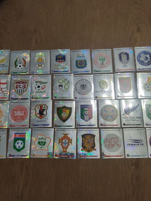 Panini World Cup 2010 όλα τα foils ασημένια σαν καινούργια, 40 αυτοκόλλητα