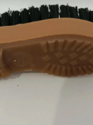 Timberland shoe brush used